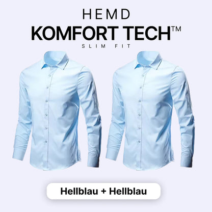 Komfort Tech – Herrenhemd mit flexibler Technologie [KAUFE 1, ERHALTE 1 GRATIS]